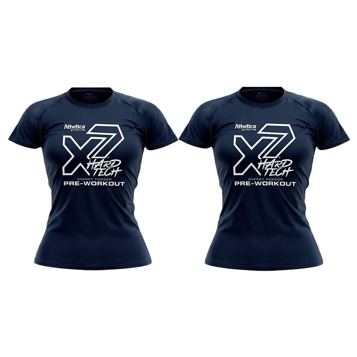Kit 2X Camiseta x7 - Feminina G - Atlhetica Nutrition