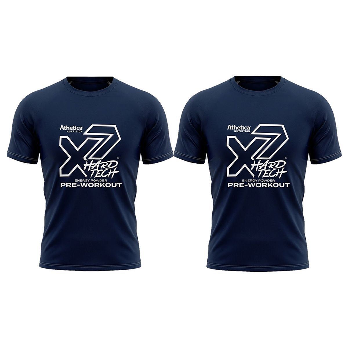 Kit 2X Camiseta x7 - Masculina G - Atlhetica Nutrition