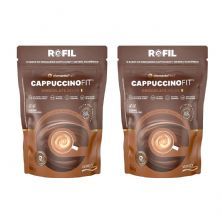 Kit 2X CappuccinoFit - 600g Refil Chocolate Belga - ElementoPuro