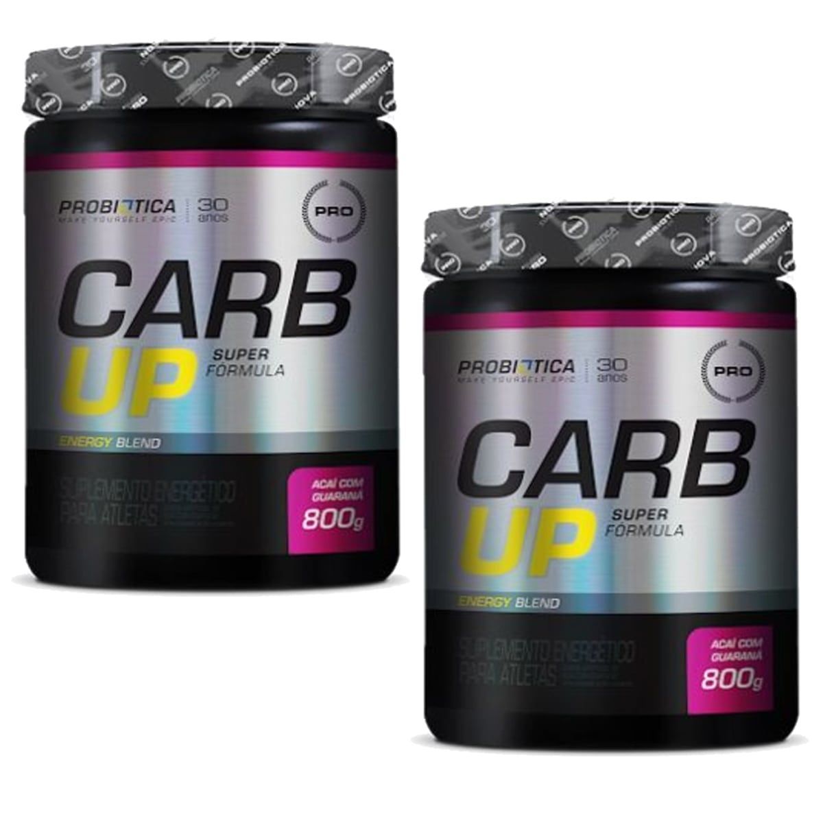 Kit 2X Carb Up Super Formula - 800g A�ai c/ Guaran� - Probi�tica