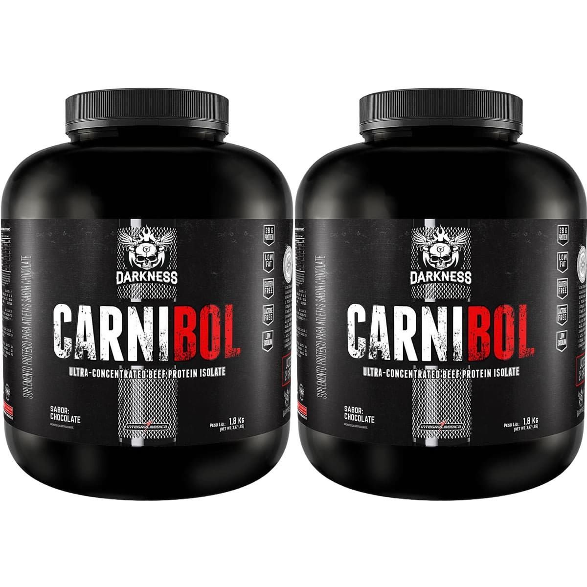 Kit 2X Carnibol - 1800g Chocolate - IntegralM�dica