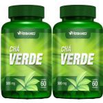 Kit 2X Cha Verde 500mg - 60 C�psulas - Herbamed