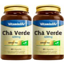Kit 2X Ch� Verde - 60 C�psulas - VitaminLife