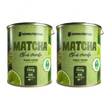 Kit 2X Cha Verde Matcha - 150g Lim�o - NewNutrition