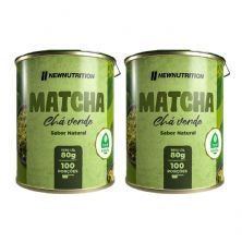 Kit 2X Ch� Verde Match� - 80g Natural - NewNutrition