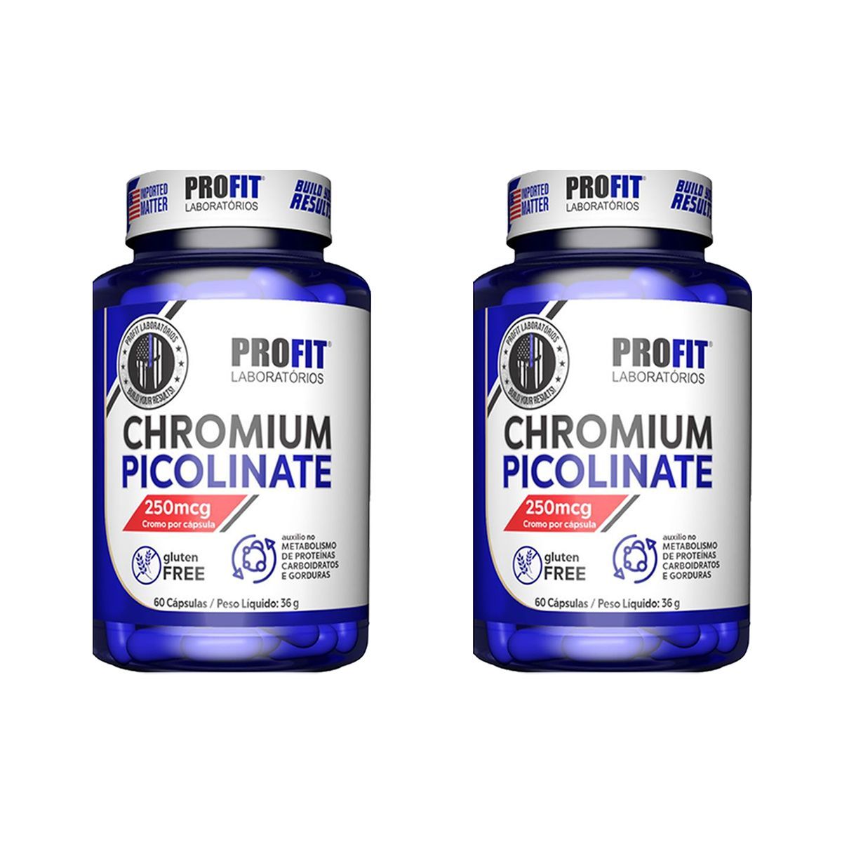 Kit 2X Chromium Picolinate - 60 C�psulas - ProFit
