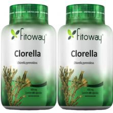 Kit 2X Clorella 400mg - 60 C�psulas - Fitoway