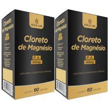 Kit 2X Cloreto de Magn�sio P.A - 60 C�psulas - Gold Lab