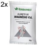 Kit 2X Cloreto de Magnesio PA - 1 Sach� 33g - Herbamed