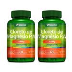 Kit 2X Cloreto de Magnesio PA 500mg 60 C�psulas - Herbamed