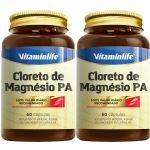Kit 2X Cloreto de Magn�sio PA - 60 C�psulas - VitaminLife