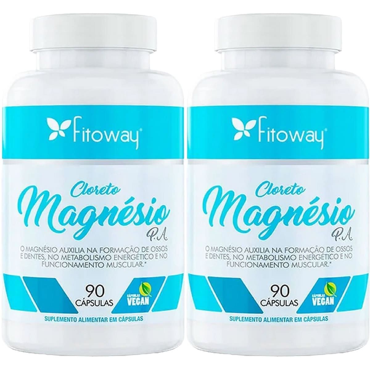 Kit 2X Cloreto de Magn�sio PA - 90 C�psulas - Fitoway