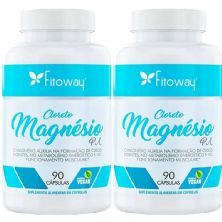 Kit 2X Cloreto de Magn�sio PA - 90 C�psulas - Fitoway