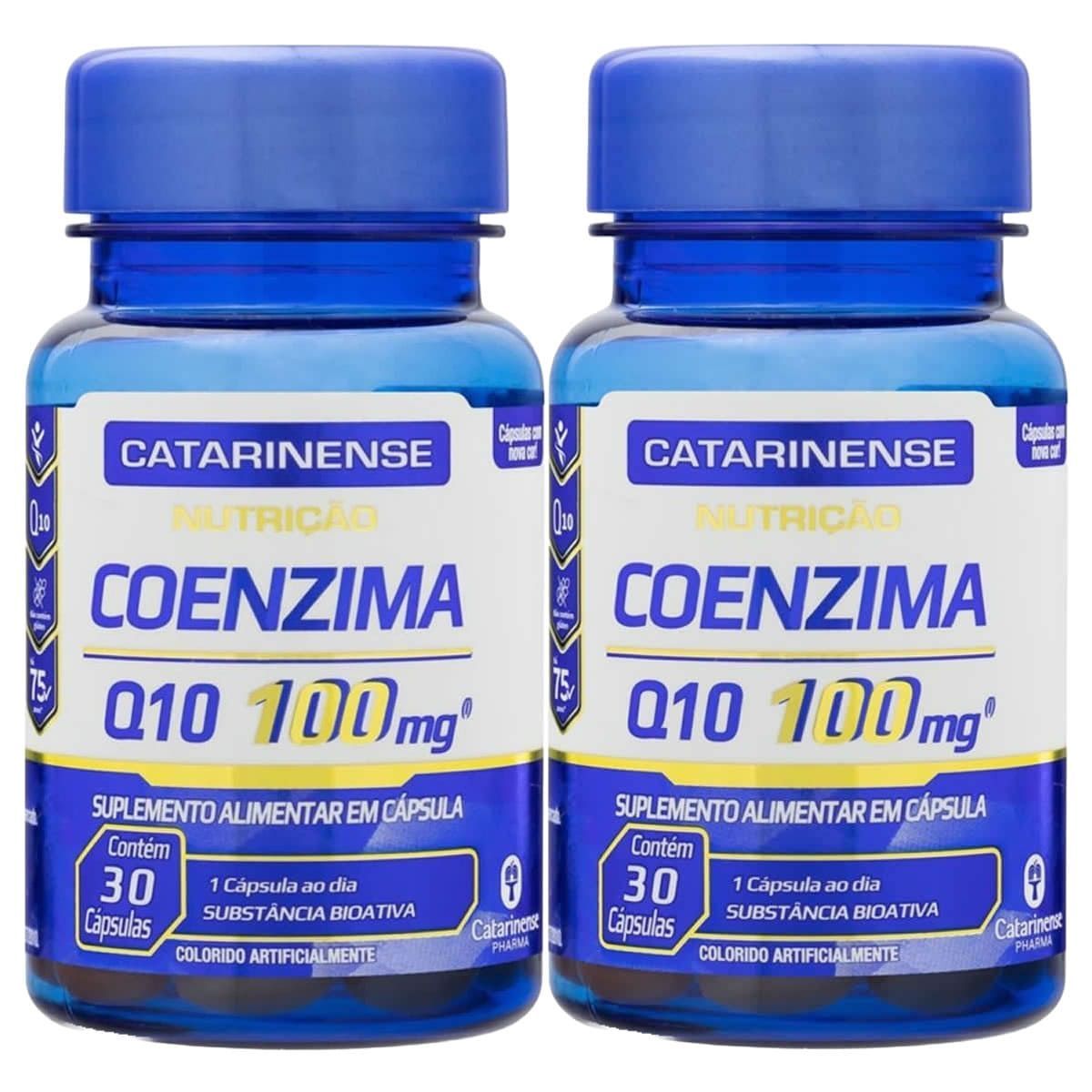 Kit 2X Coenzima Q10 100mg - 30 C�psulas Soft Gel - Catarinense