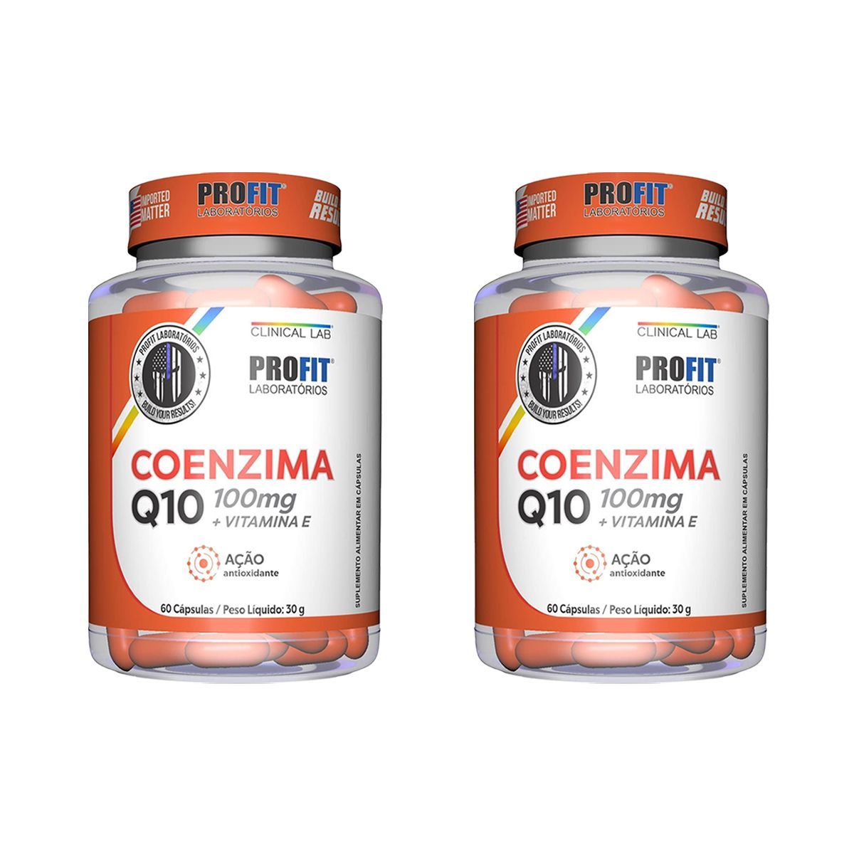 Kit 2X Coenzima Q10 100mg - 60 C�psulas - Profit