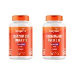 Kit 2X Coenzima Q10 100mg + �mega 3 Vitamina E - 60 C�psulas - Bigens