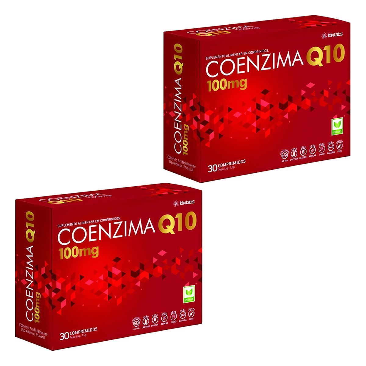 Kit 2X Coenzima Q10 - 30 Comprimidos - IDN Labs