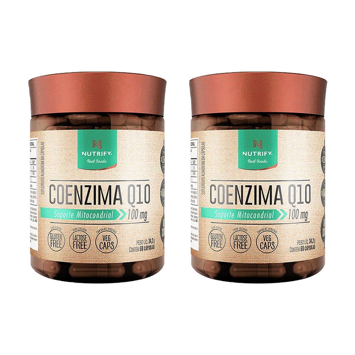 Kit 2X Coenzima Q10 - 60 C�psulas - Nutrify