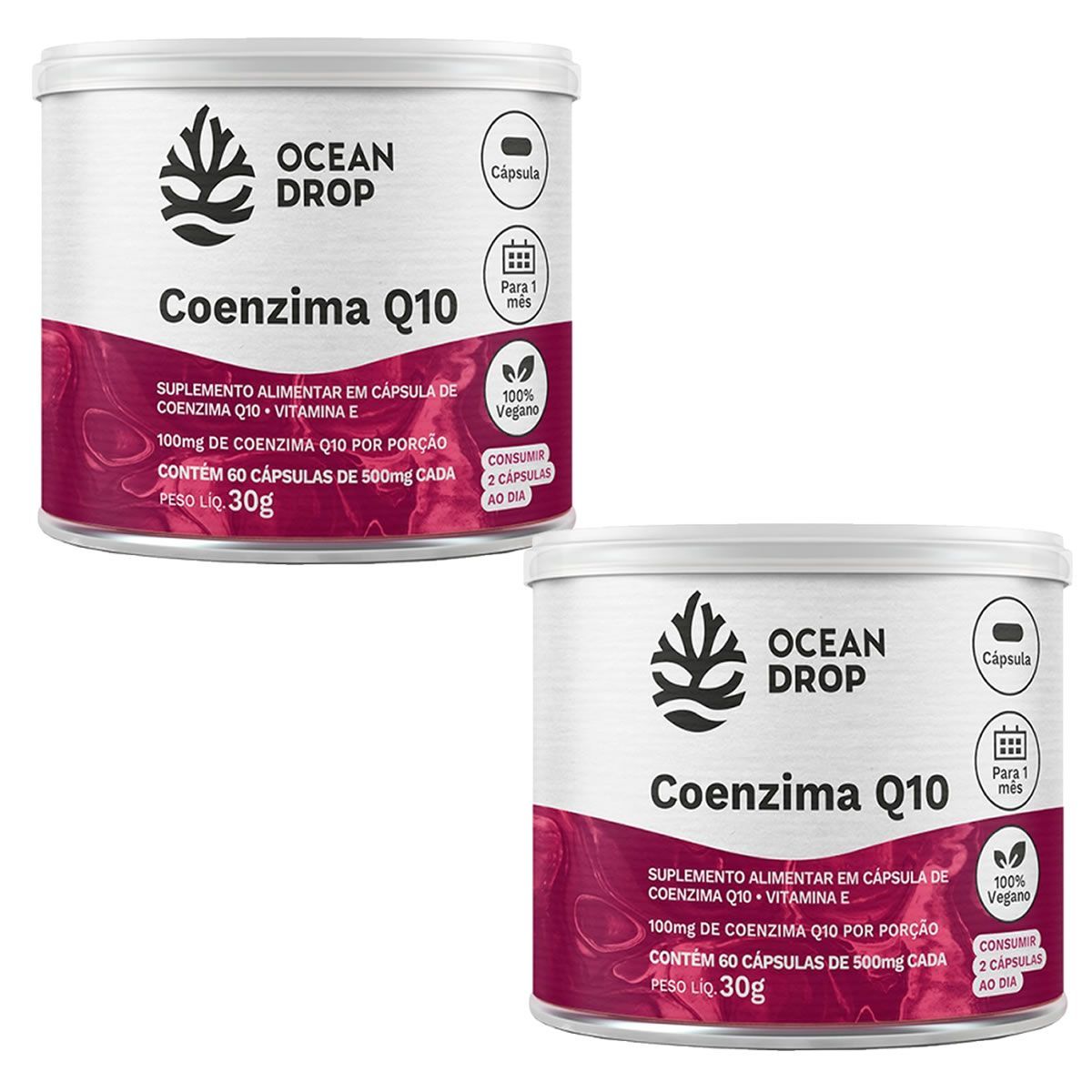 Kit 2X Coenzima Q10 - 60 C�psulas - Ocean Drop