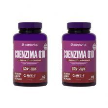 Kit 2X Coenzima Q10 + �mega 3 - 60 C�psulas - Sanavita