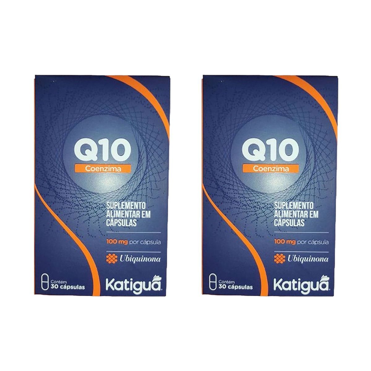Kit 2X Coenzima Q10 Ubiquinona 100mg - 30 C�psulas - Katigu�