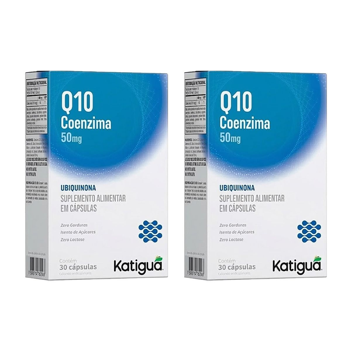 Kit 2X Coenzima Q10 Ubiquinona 50mg - 30 C�psulas - Katigu�