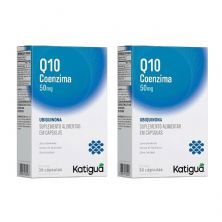 Kit 2X Coenzima Q10 Ubiquinona 50mg - 30 C�psulas - Katigu�