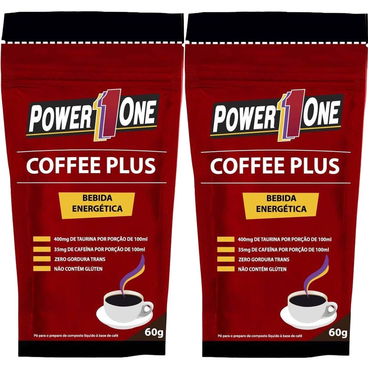 Kit 2X Coffee Plus - 60g - Power One