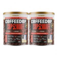 Kit 2X CoffeeDop SuperCaf� - 220g Chocolate Su��o - ElementoPuro