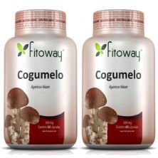 Kit 2X Cogumelo Agaricus Fitoway 300Mg - 60 C�psulas - Fitoway