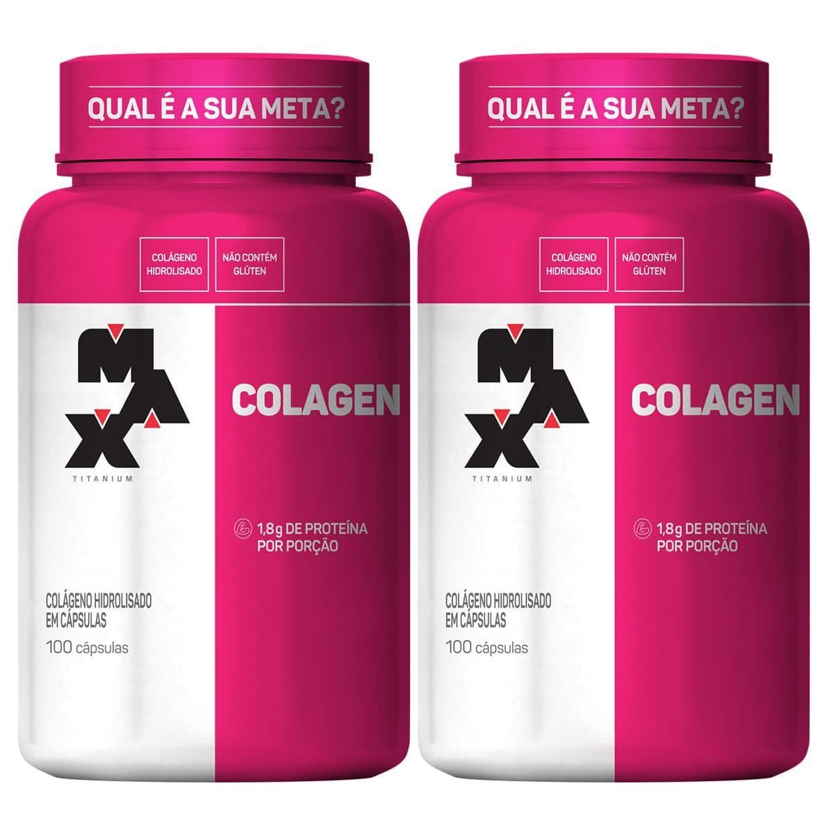 kit 2X Colagen - 100 C�psulas - Max Titanium