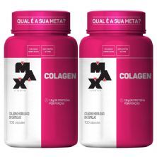 kit 2X Colagen - 100 C�psulas - Max Titanium
