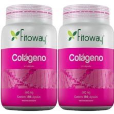 Kit 2X Colageno 300mg - 180 C�psulas - Fitoway