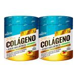 Kit 2X Col�geno + �cido Hialur�nico - 230g Frutas Amarelas - Shark Pro