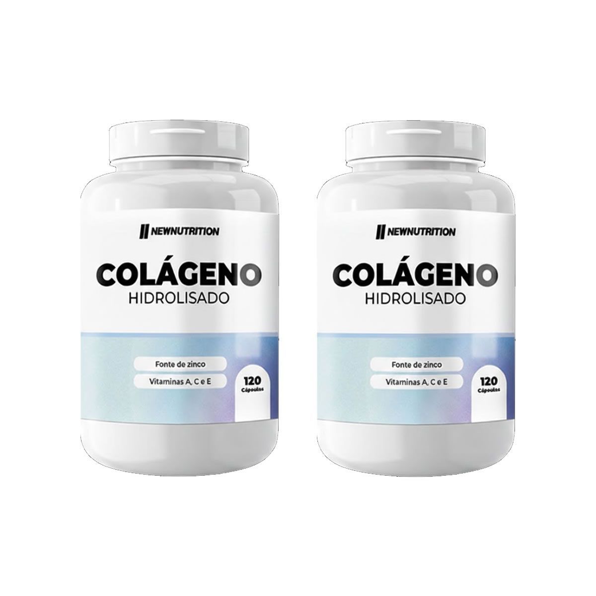 Kit 2X Col�geno Hidrolisado - 120 C�psulas - NewNutrition