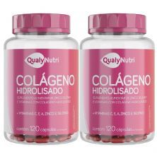 Kit 2X Col�geno Hidrolisado - 120 C�psulas - QualyNutri