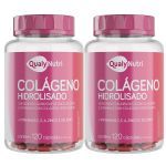 Kit 2X Col�geno Hidrolisado - 120 C�psulas - QualyNutri