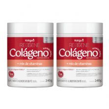 Kit 2X Col�geno Hidrolisado - 240g Frutas Vermelhas - Katigu�