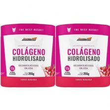 Kit 2X Col�geno Hidrolisado - 255g Morango - New Millen