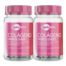Kit 2X Col�geno Hidrolisado - 60 C�psulas - QualyNutri
