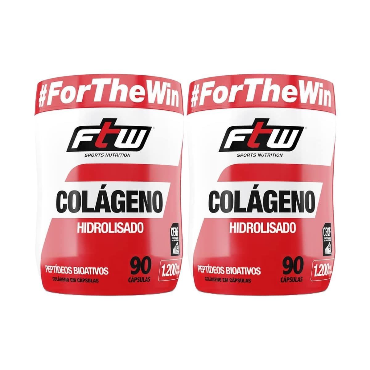 Kit 2X Colageno Hidrolisado - 90 C�psulas - FTW