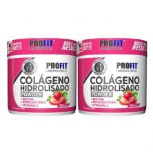 Kit 2X Col�geno Hidrolisado + Biotina - 150g Morango - Profit