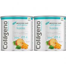 Kit 2X Col�geno Hidrolisado Nutri Science - 200g Abacaxi com Hortel� - BodyAction