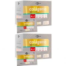 Kit 2X Col�geno Hidrolisado Verisol 4x1 - 30 Sach�s Natural - QualyNutri