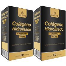 Kit 2X Colageno Hidrolisado + Vitamina C - 60 C�psulas - Gold Lab