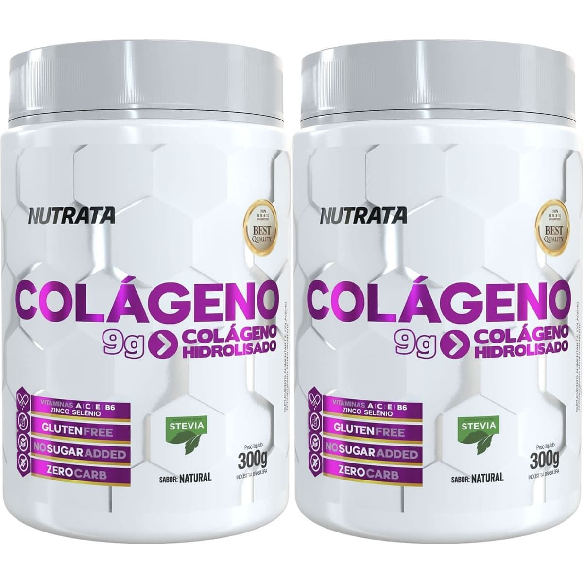 Kit 2X Col�geno Only Women - 300g Natural - Nutrata