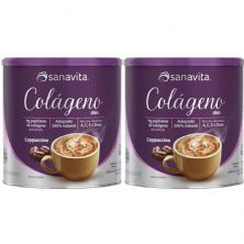 Kit 2X Col�geno Skin - 300g Cappuccino - Sanavita