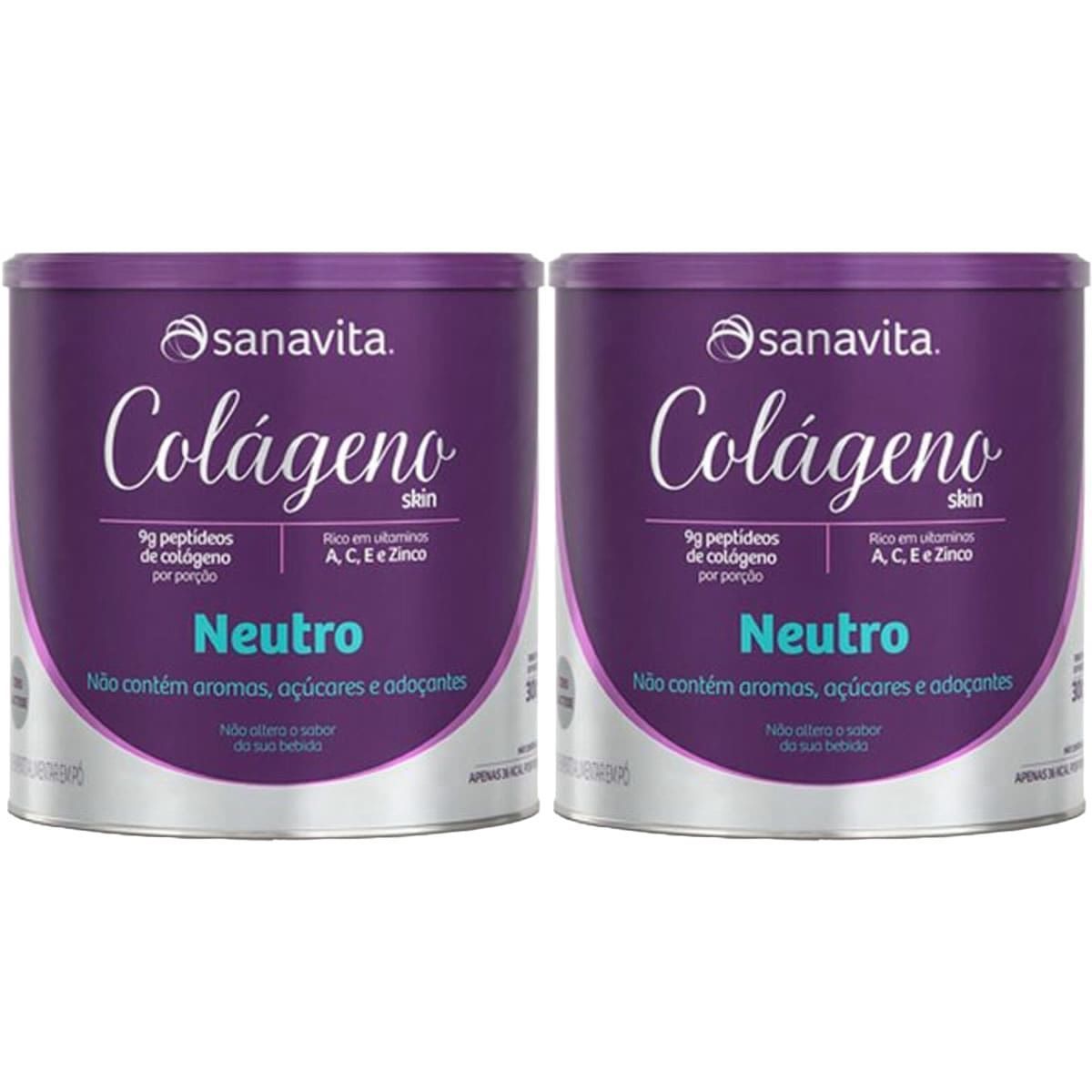 Kit 2X Col�geno Skin - 300g Neutro - Sanavita