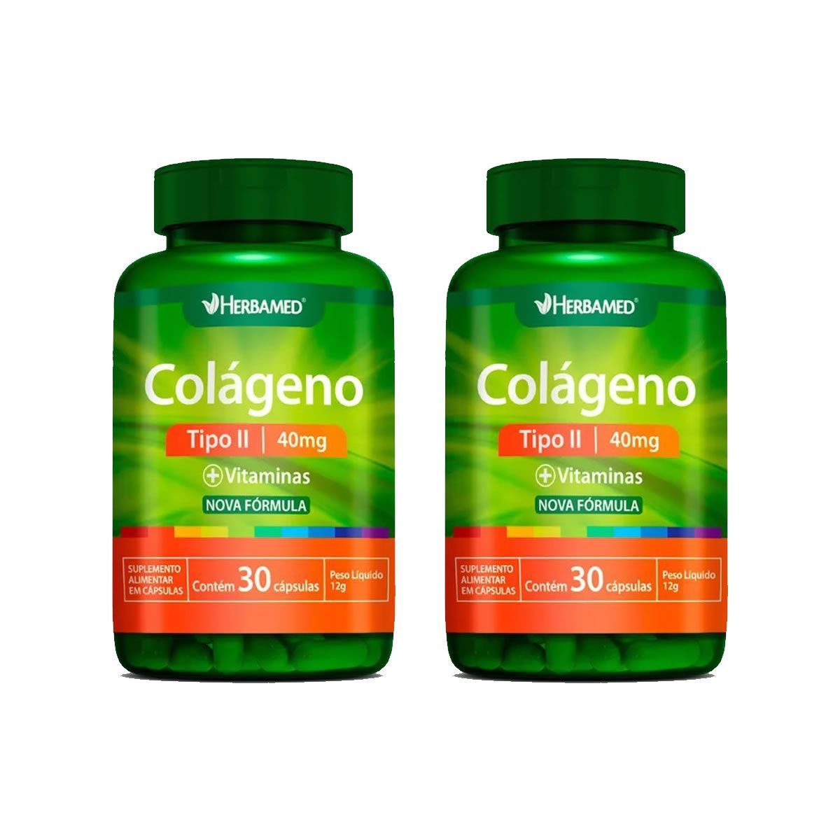 Kit 2X Colageno Tipo 2 - 30 C�spulas - Herbamed