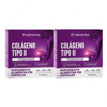 Kit 2X Col�geno Tipo II - 30 C�psulas - Sanavita